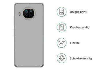 MuchoWow Handyhülle Grau - Unifarbener Druck, Phone Case, Handyhülle Xiaomi Mi 10T Lite, Silikon, Schutzhülle