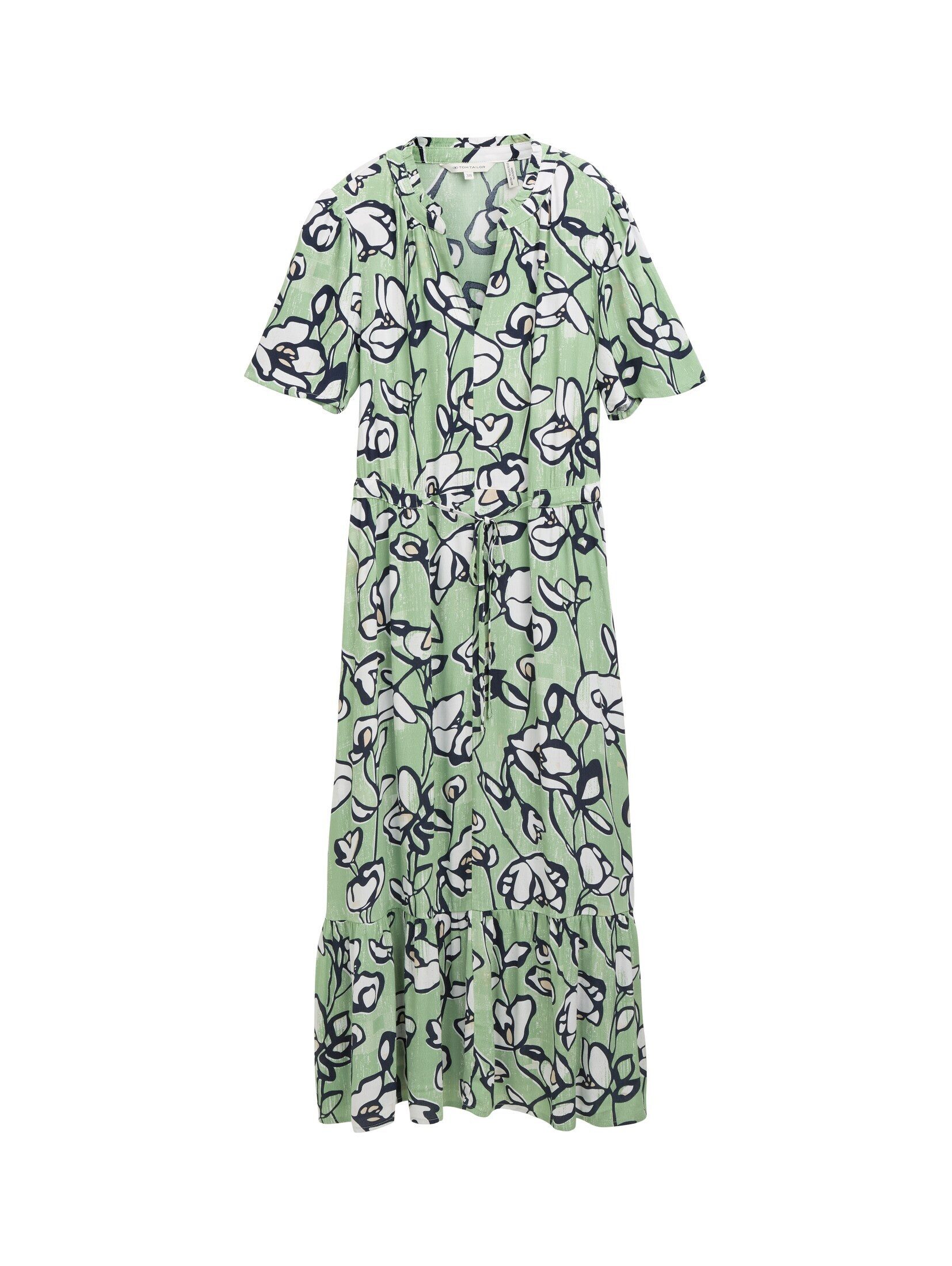 TOM TAILOR Sommerkleid Maxi-Kleid mit Muster günstig online kaufen