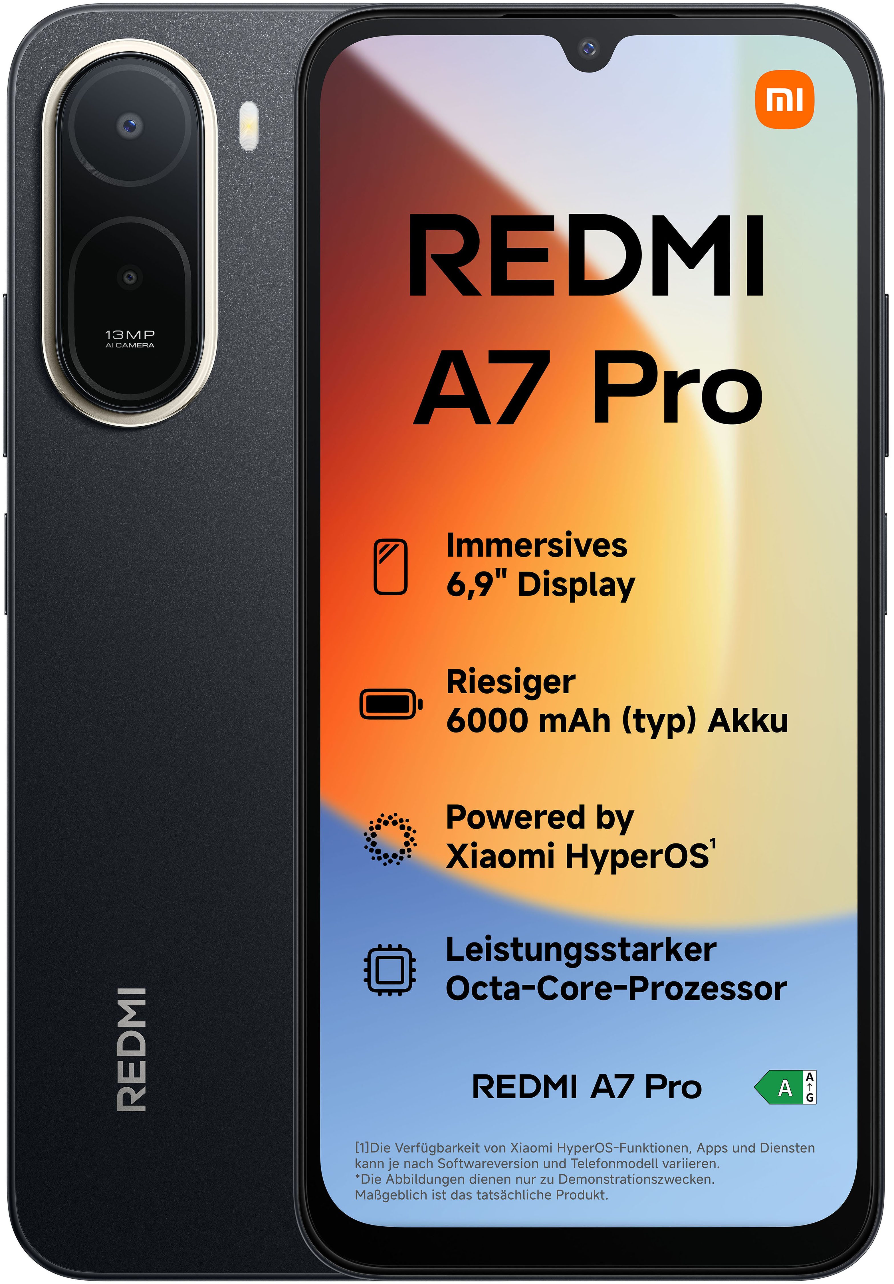 Xiaomi Redmi A7 Pro 4+64 GB Smartphone (17,52 cm/6,9 Zoll, 64 GB Speicherplatz, 13 MP Kamera)