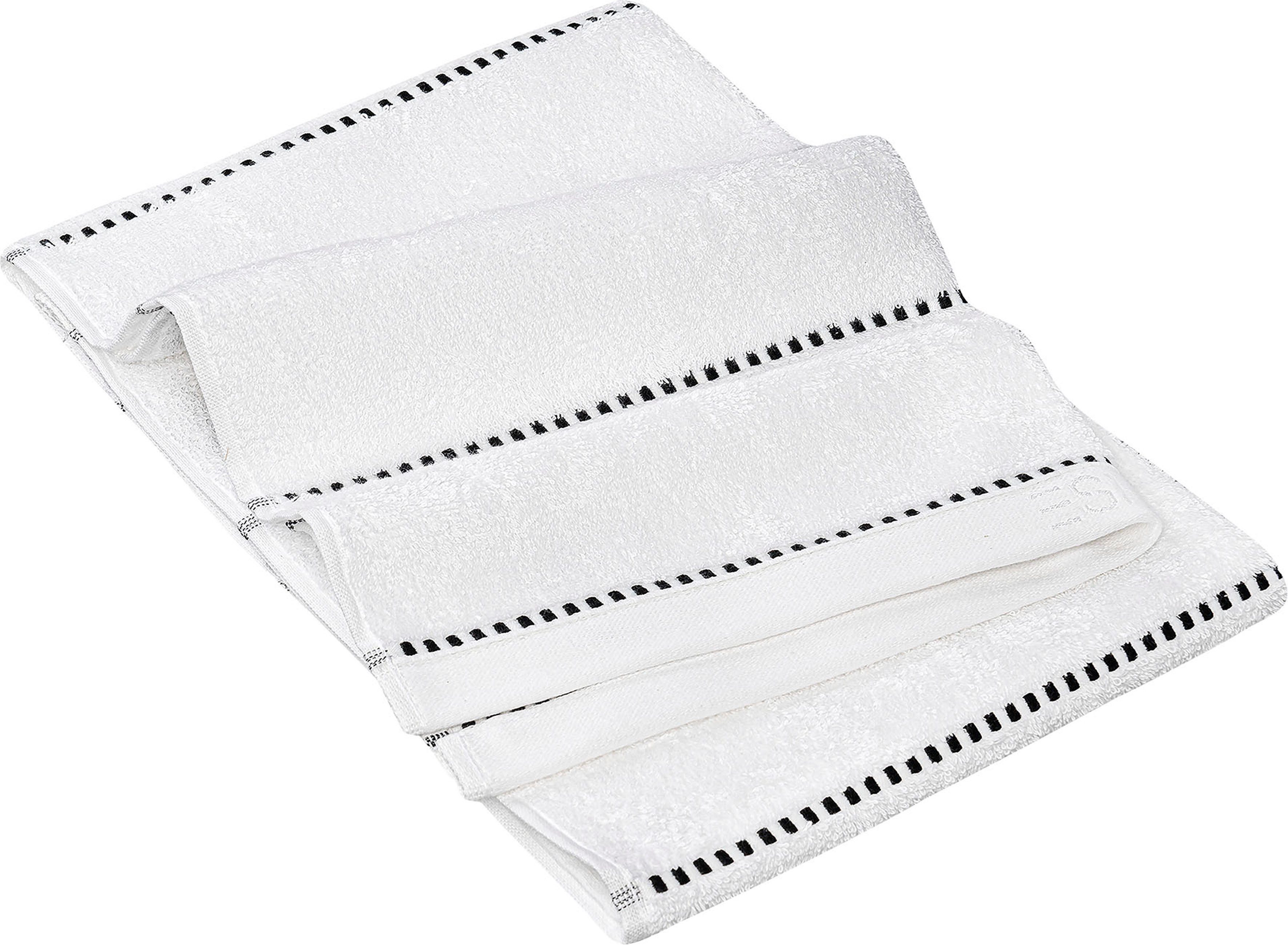 Esprit Handtuch Box Stripes, Webfrottier (2-St), hohe Saugfähigkeit