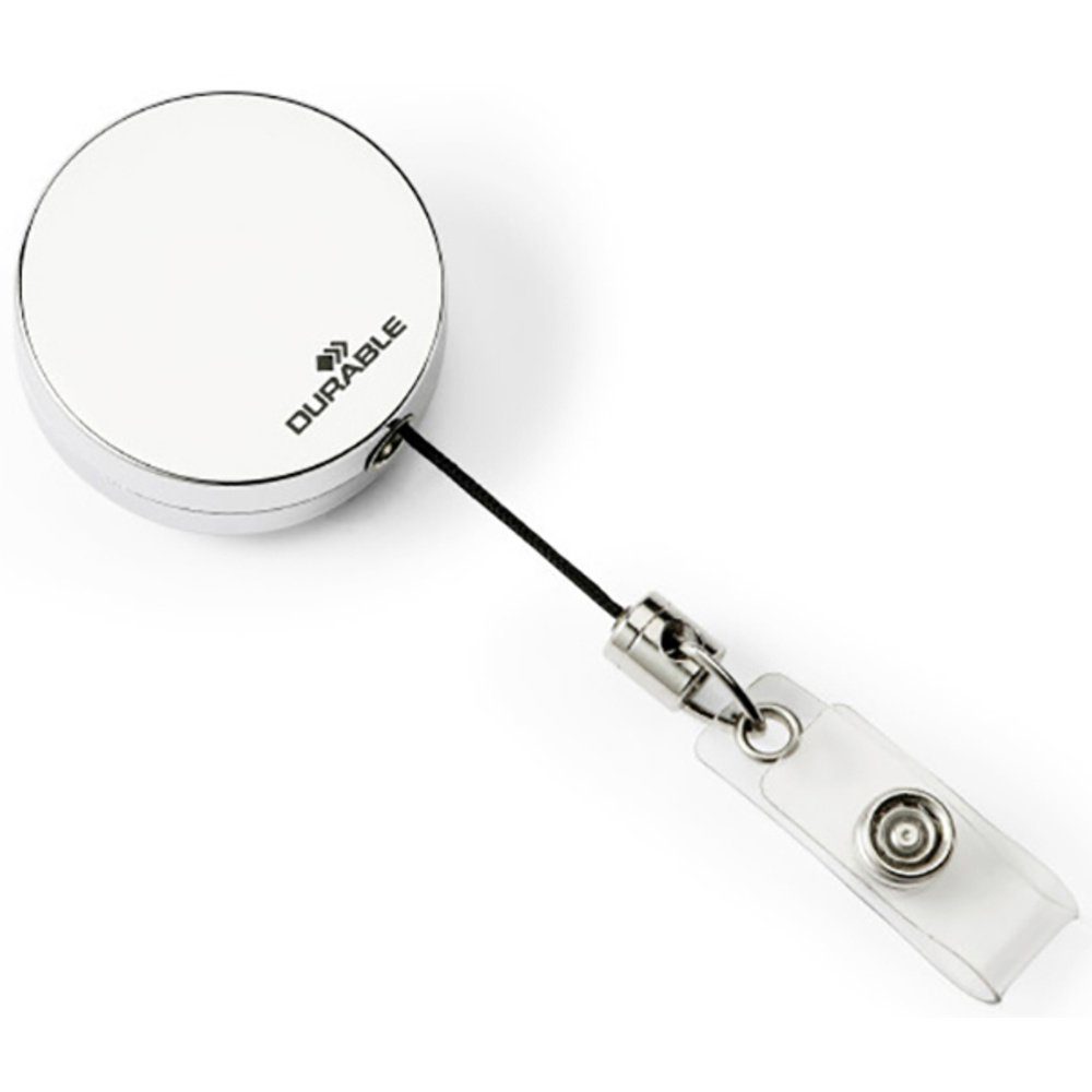 Schlüsselanhänger Durable 822523 Jojo für Ausweishalter Clip 10 St.