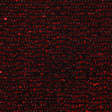 SCHÖNER LEBEN. Stoff Bekleidungsstoff Stretch Lurex Pailletten Glitzer schwarz rot 1,45m, mit Metallic-Effekt