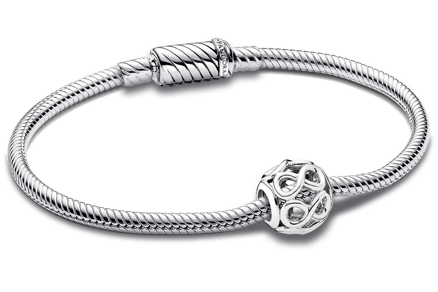 Pandora Charm-Armband Silber Unendlichkeit Geschenkset günstig online kaufen