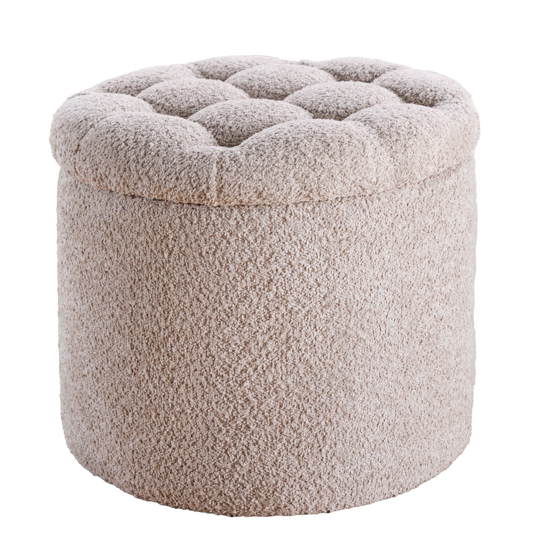 riess-ambiente Sitzhocker MODERN BAROCK 50cm champagner günstig online kaufen