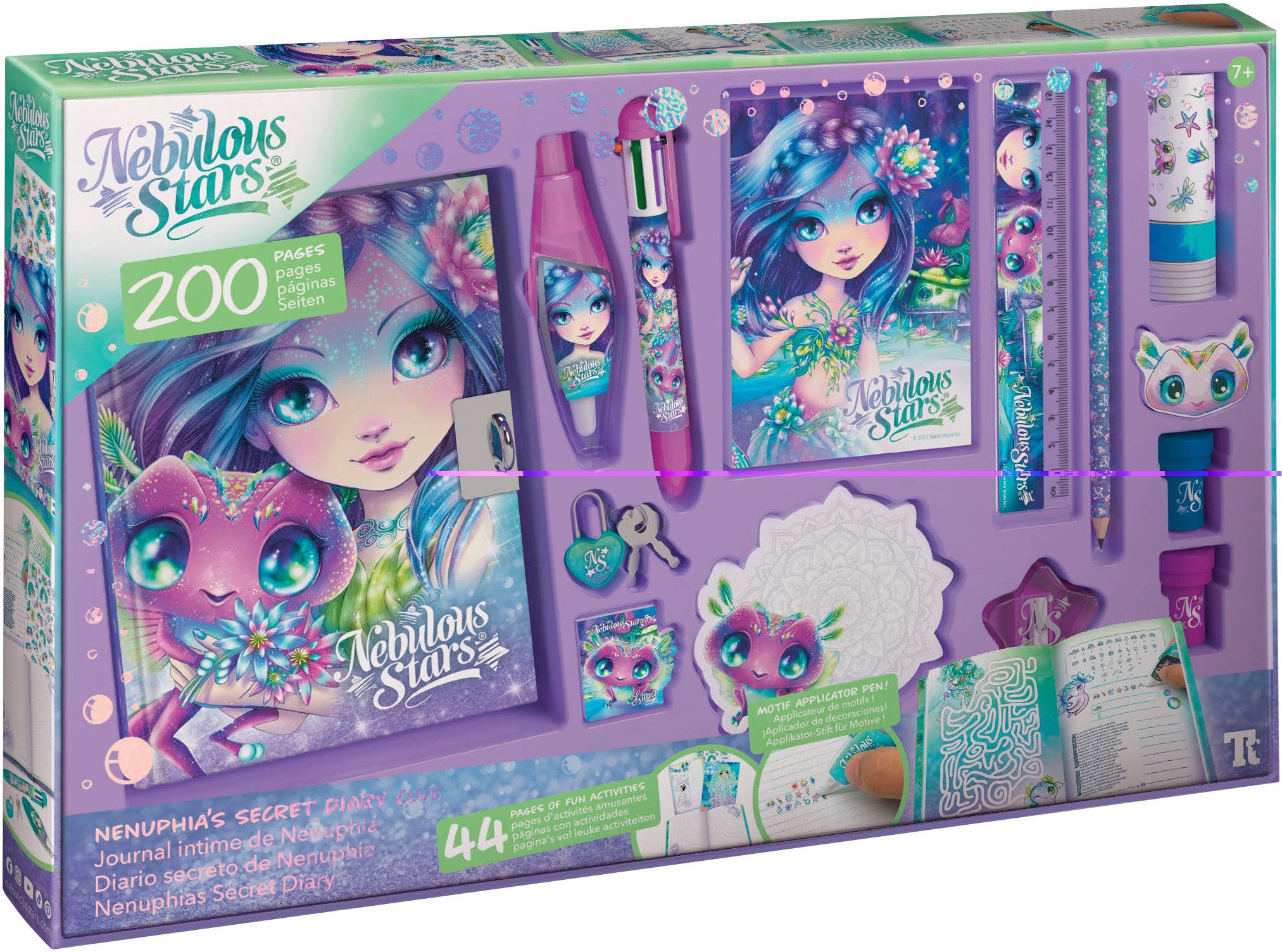 Nebulous Stars Kreativset Geheimes Tagebuch-Set Deluxe, Individuelle Gestaltung des Tagebuches