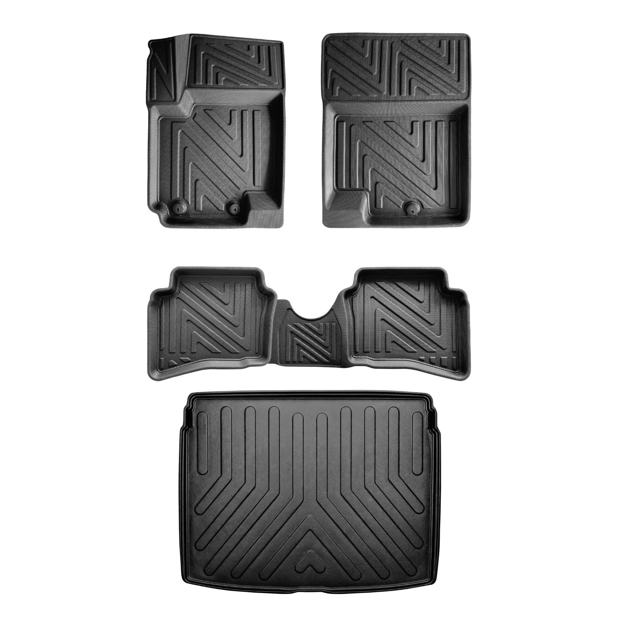 fussmattenprofi.com Auto-Fußmatten 3D Gummimatten&Kofferraumwanne Cupra Formentor ab 2020 U. Ladeboden
