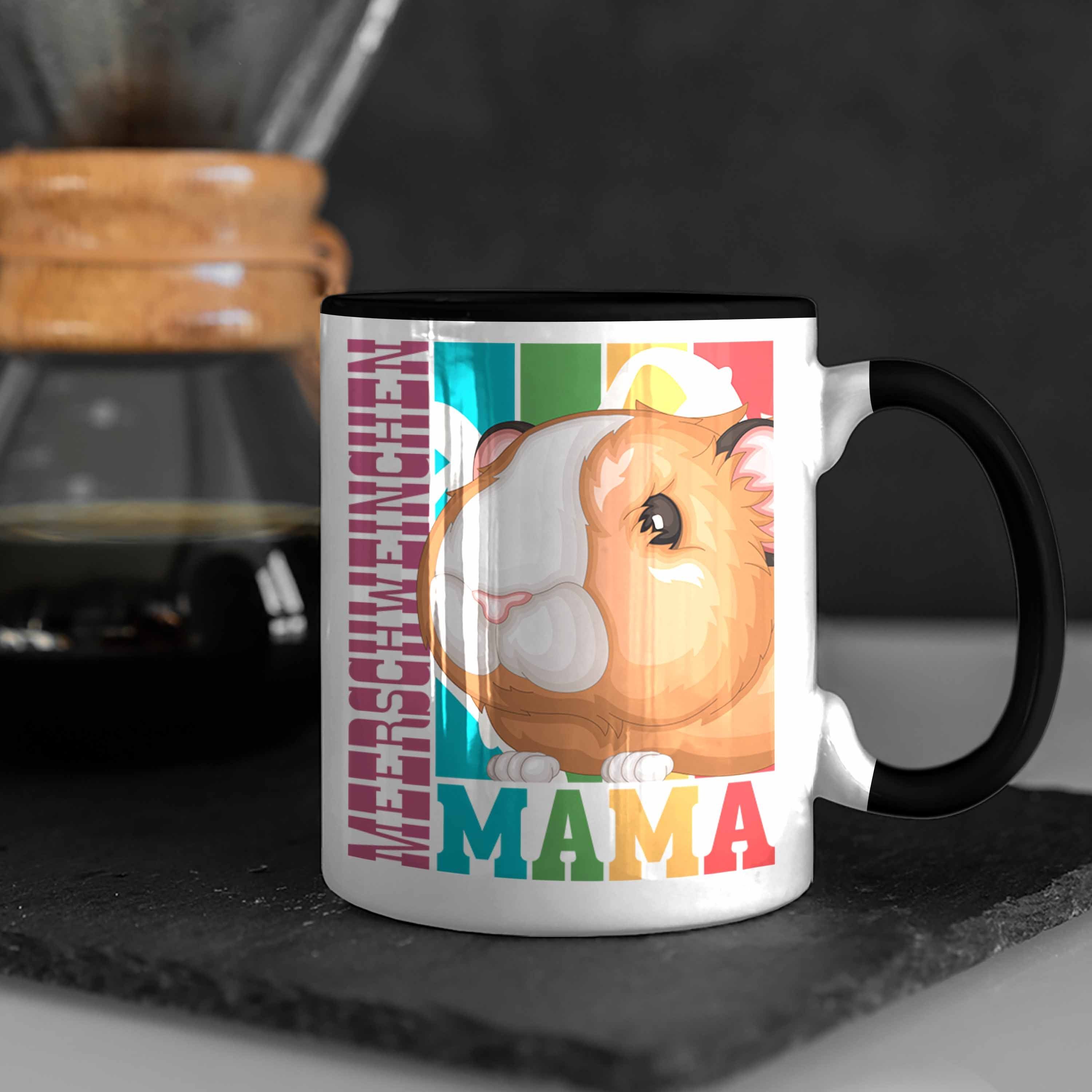 Trendation Tasse Mama Trendation für - Schwarz Geschenk Meerschweinchen Besitzerin Tasse Hasen