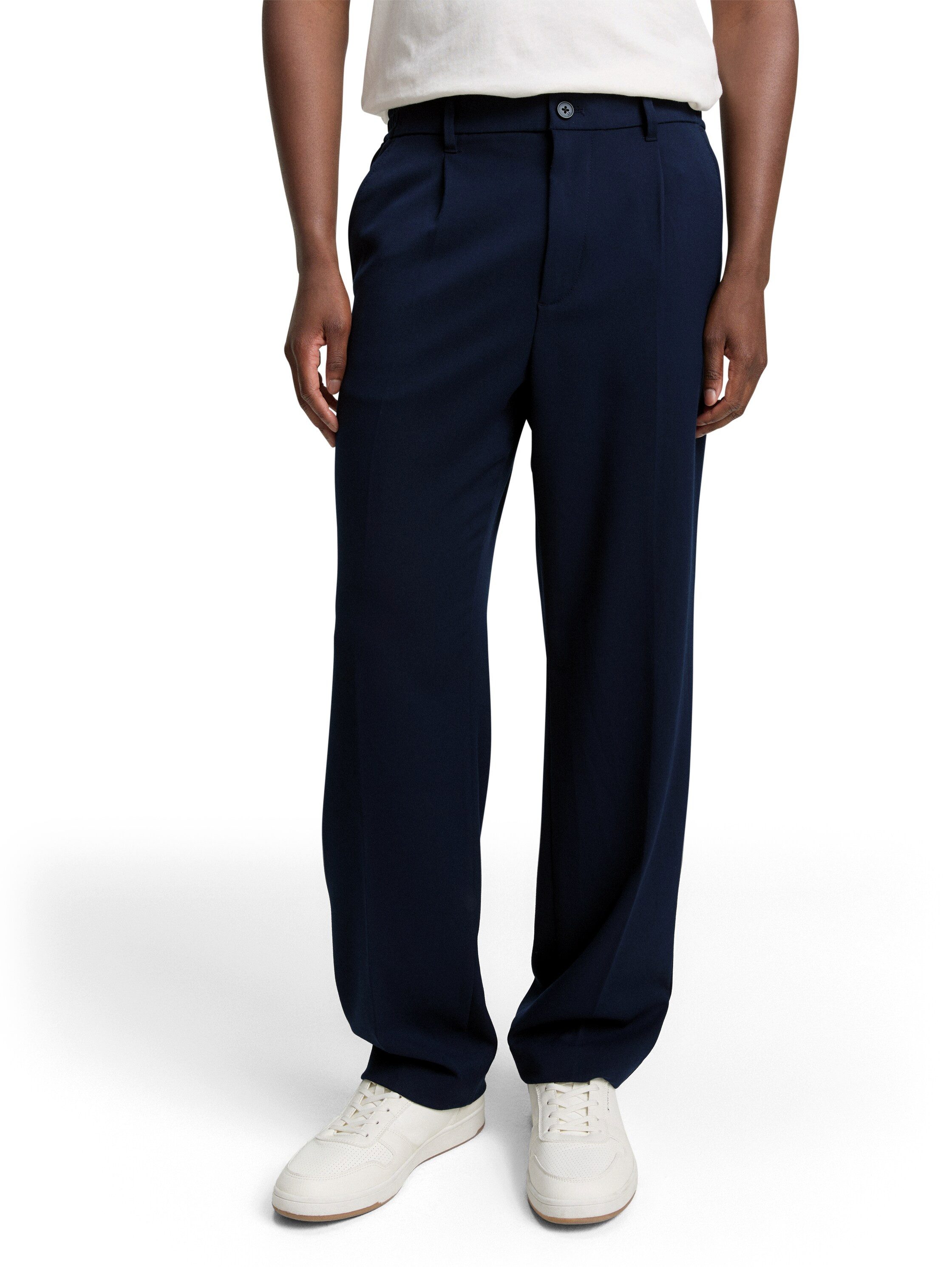 TOM TAILOR Denim Chinohose mit Bügelfalte