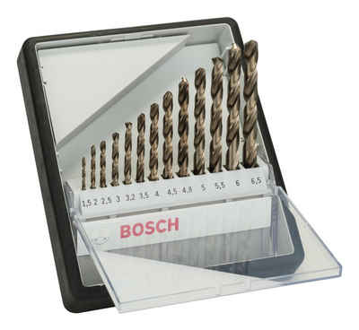 BOSCH Metallbohrer, Robust Line HSS-Co Set 135° - 1,5 - 6,5 mm - 13-teilig
