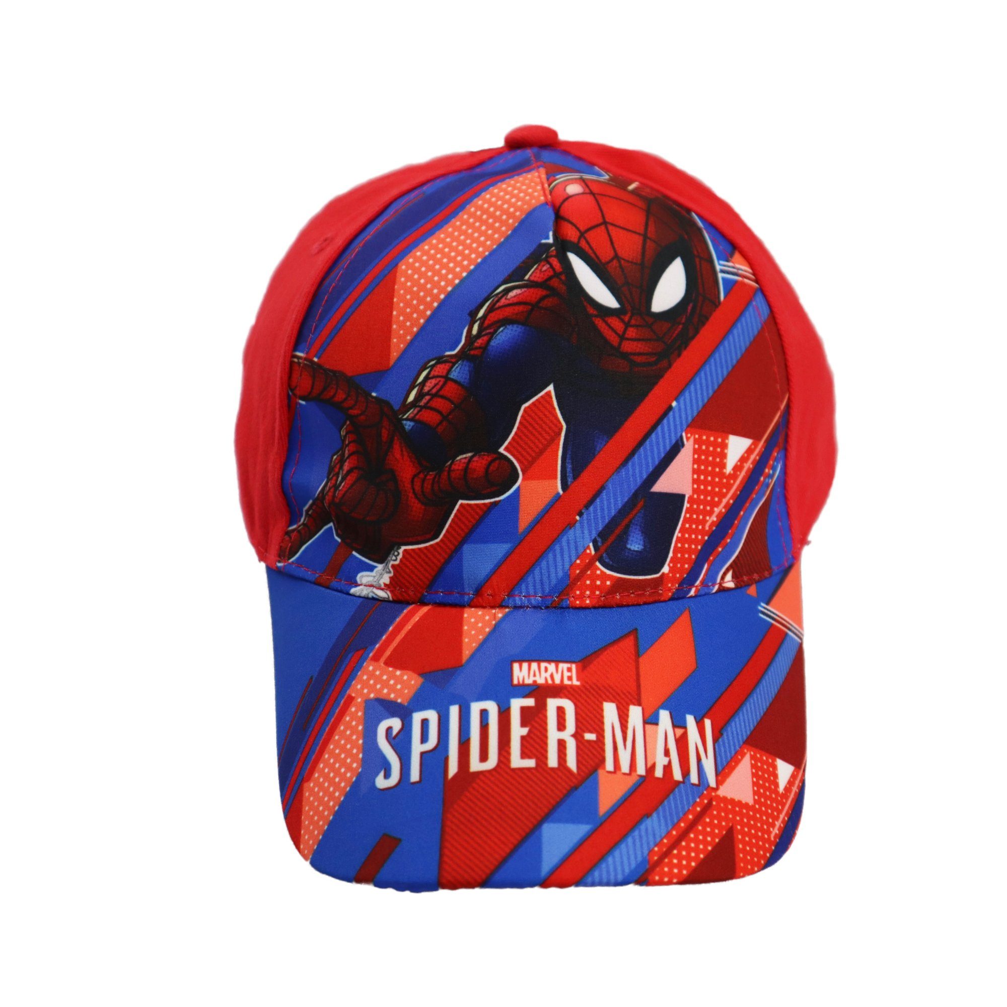 bis Kappe Gr. Baseball Baseball Kinder Jungen Cap 52 54 MARVEL Rot Spiderman