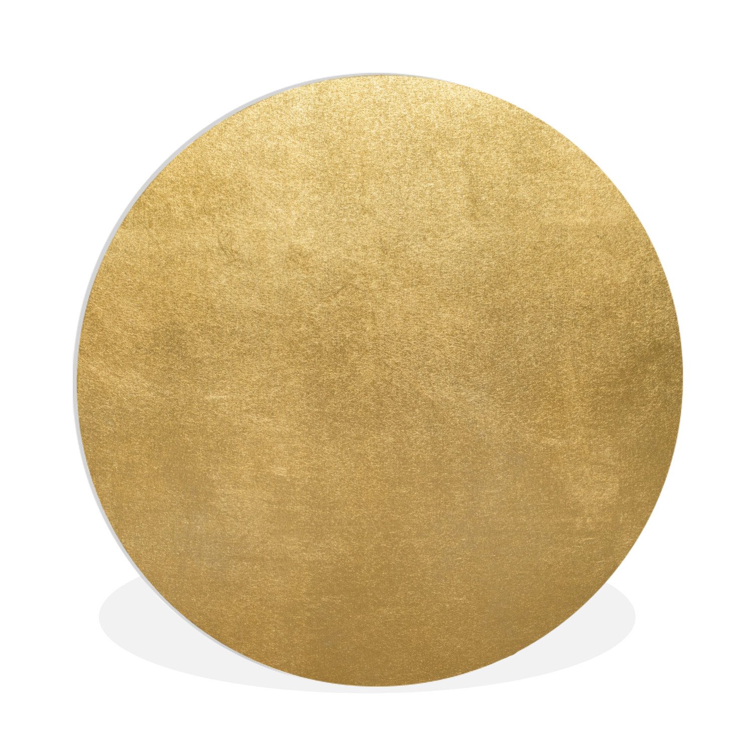 MuchoWow Gemälde Gold - Luxus - Abstrakt, Fotodruck (1 St), Kreis Wanddekor günstig online kaufen