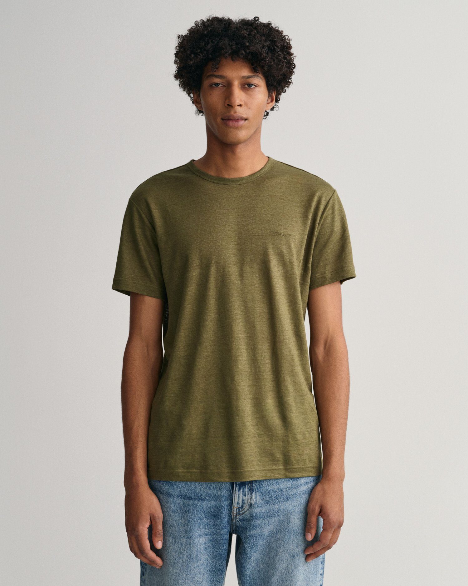 T-Shirt 301 JUNIPER Leinen T-Shirt Gant GREEN