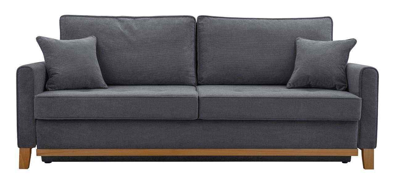 MKS MÖBEL Sofa abnehmbaren mit freistehend Sitzpolster ARRAS, Federndes Rückenkissen
