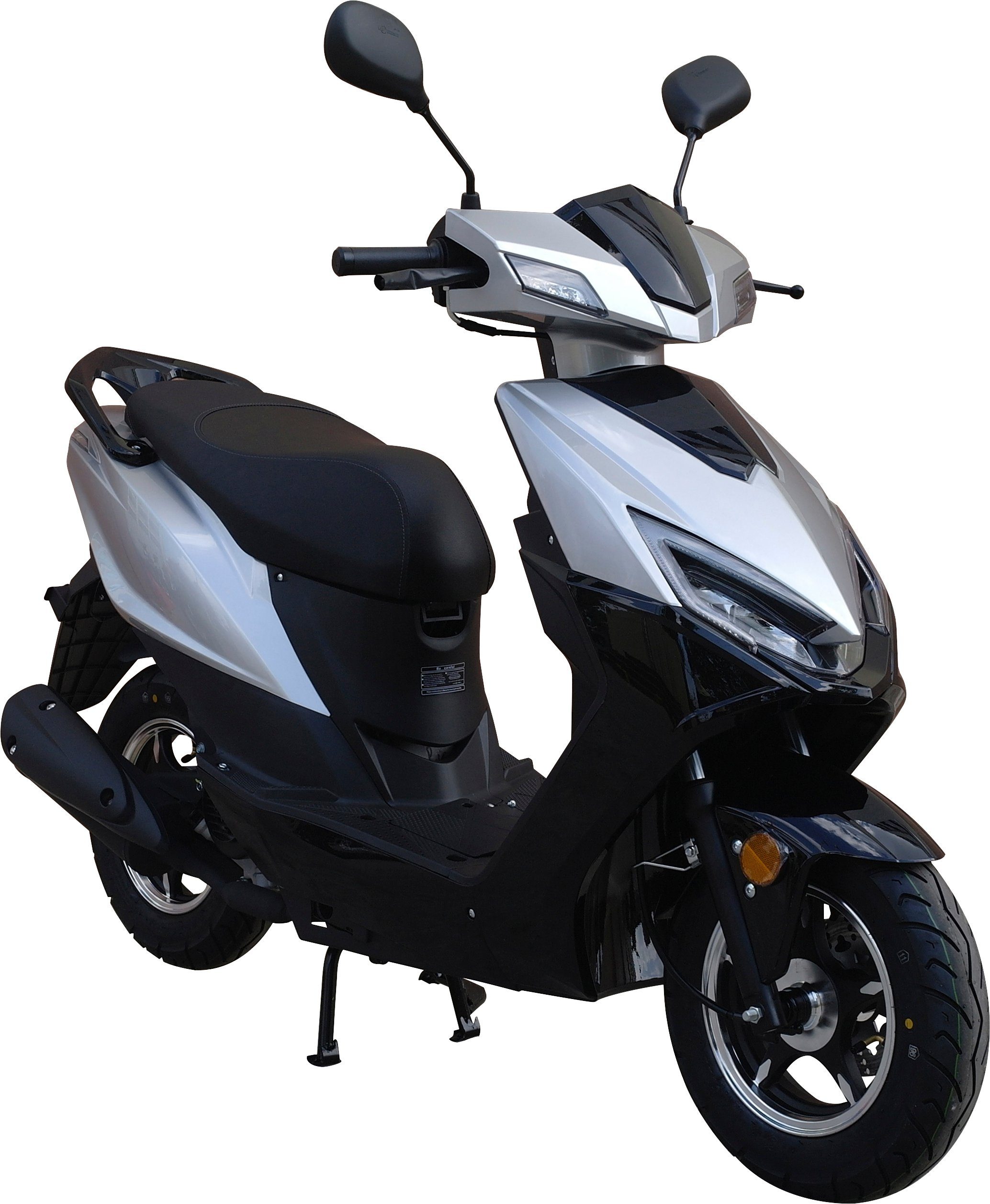 GT UNION Motorroller Sonic X 45, 49,6 ccm, 45 km/h, Euro 5, (Komplett-Set, 2 tlg), Luftgekühlter Motor