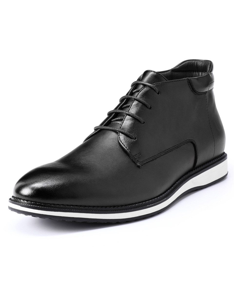 Allthemen Schnürstiefel Herren Elegante Stiefelette Vielseitig für Business und Freizeit