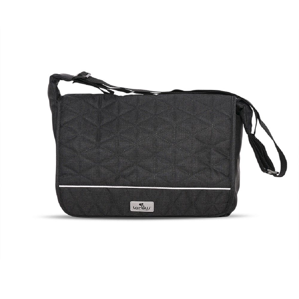 Lorelli Wickeltasche Wickeltasche (1-tlg), Alba black Innentaschen, Schultergurt Classic Seitentaschen