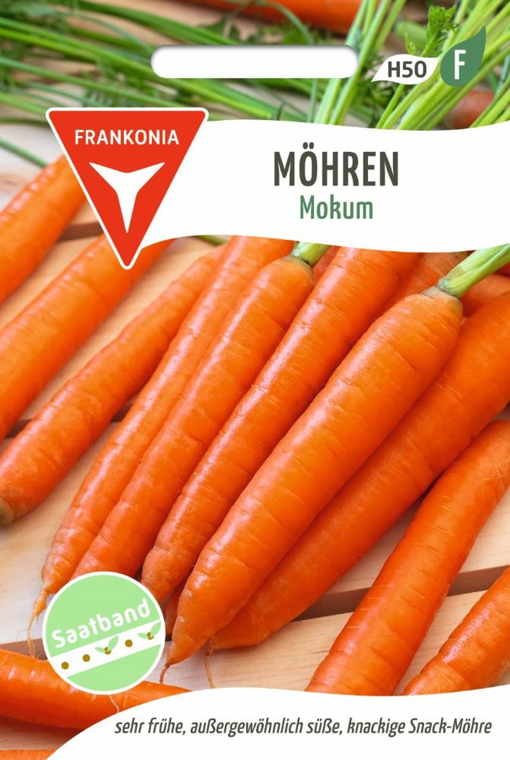 FRANKONIA Gemüsesamen Möhre, Mokum F1, Saatband - Möhren-Samen Saatgut Samen, Daucus carota
