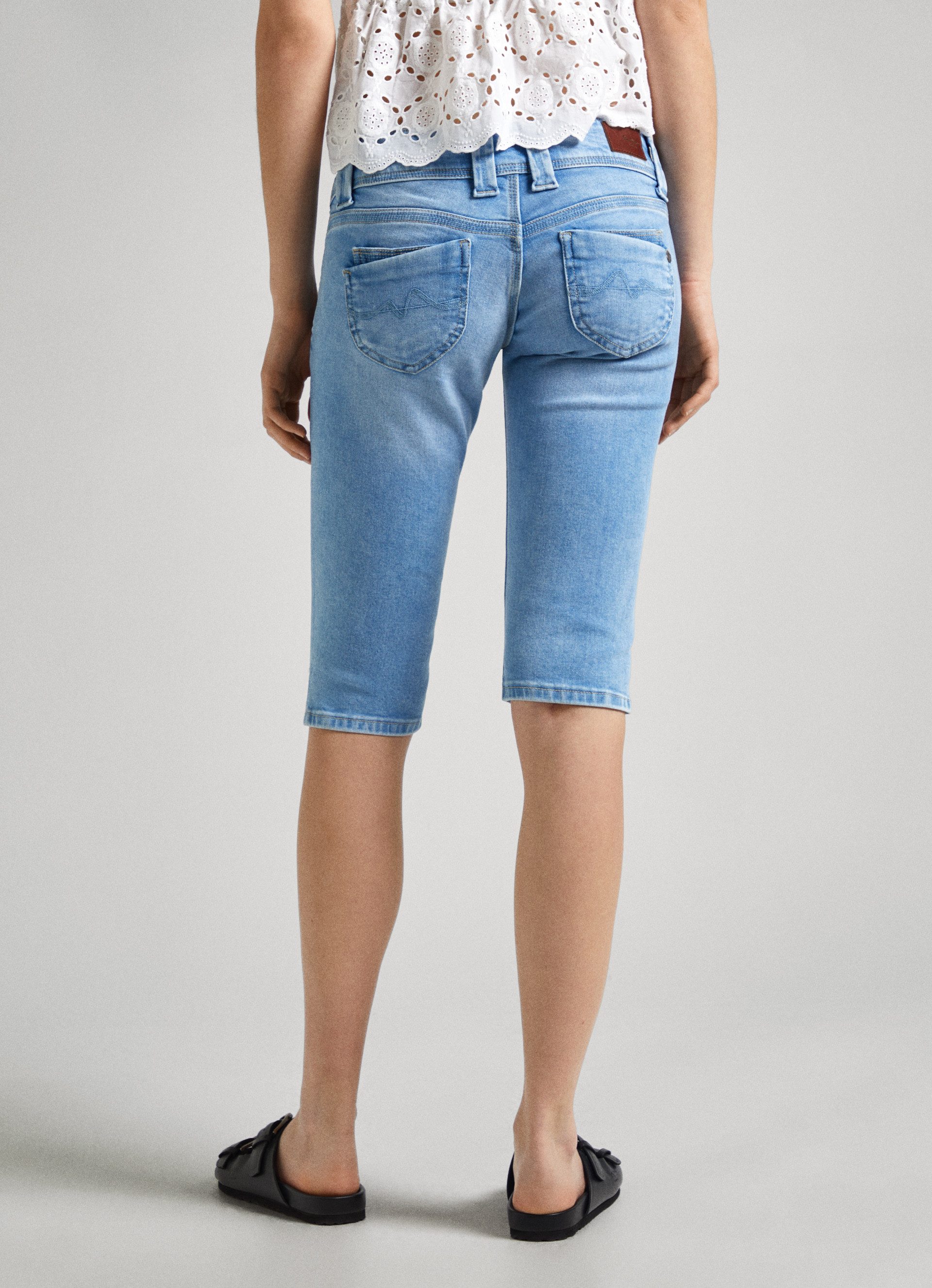 Pepe Jeans Slim-fit-Jeans Shorts SLIM CROP günstig online kaufen