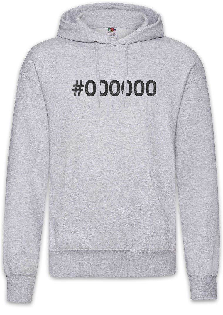 Hoodie Hex Black Herren Hoodie #000000 Geek Nerd Fun Hacker Informatiker PC