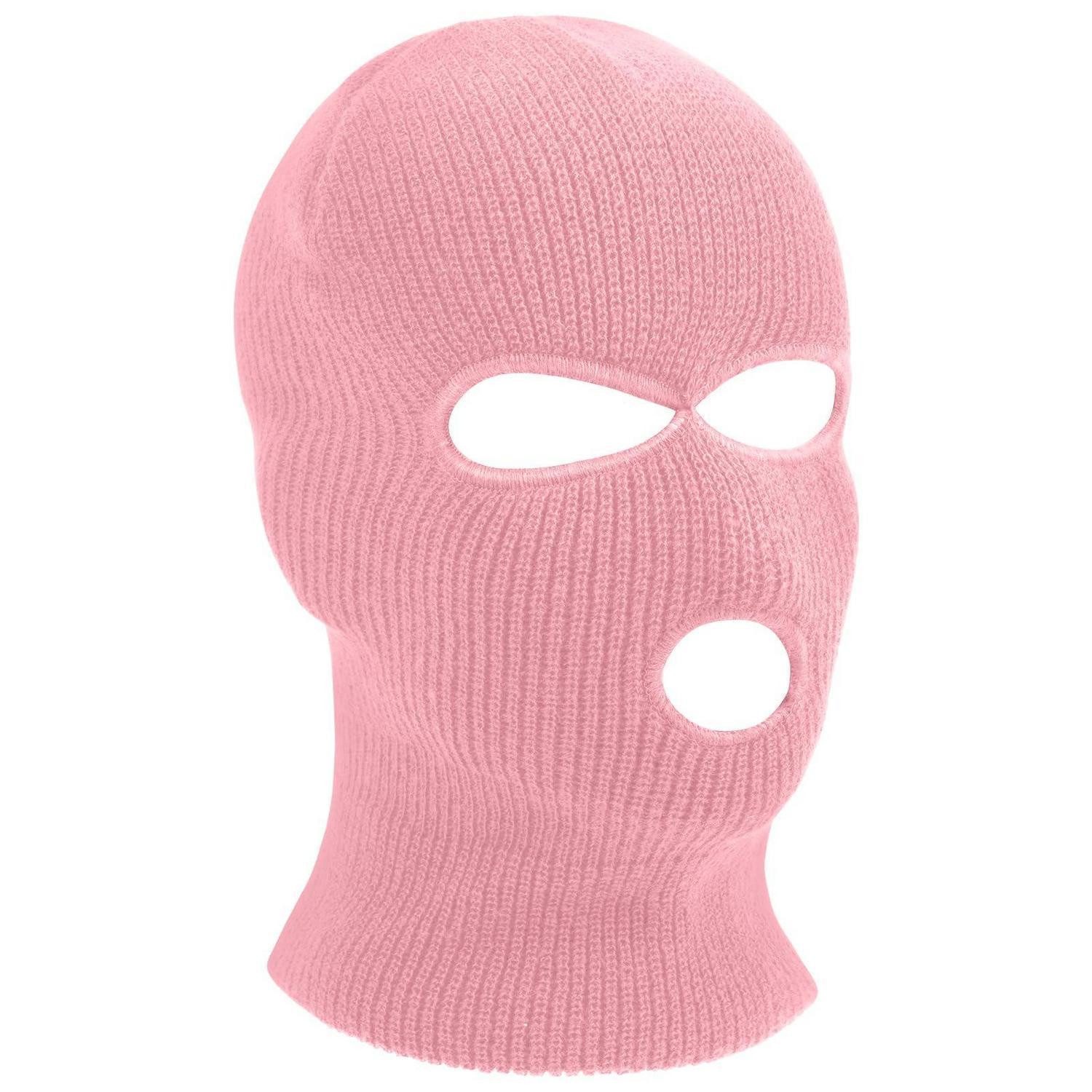 Sturmhaube Balaclava Sturmmaske Skimütze Motorrad #1 Hellrosa Einheitsgröße