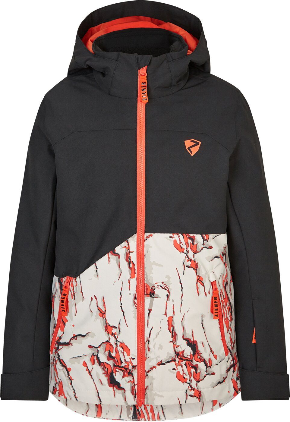 Ziener Skijacke ANDERL jun (jacket ski) CLIFF PRINT
