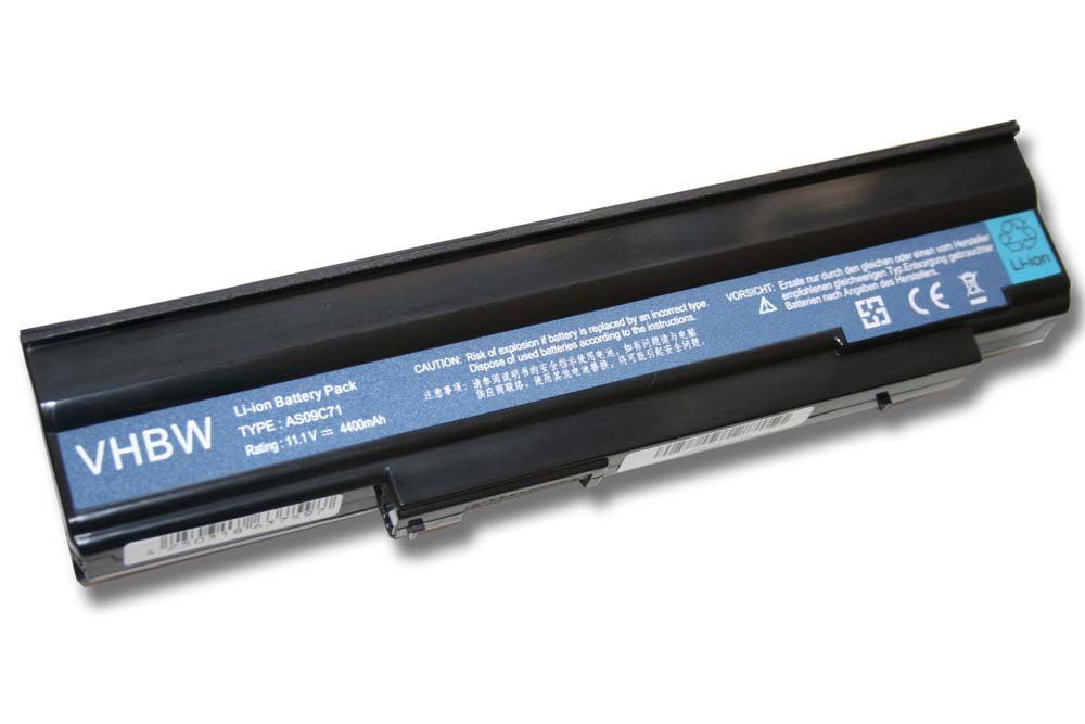 vhbw kompatibel mit Acer Gateway NV5205c, NV5203c Laptop-Akku Li-Ion 4400 mAh (11,1 V)