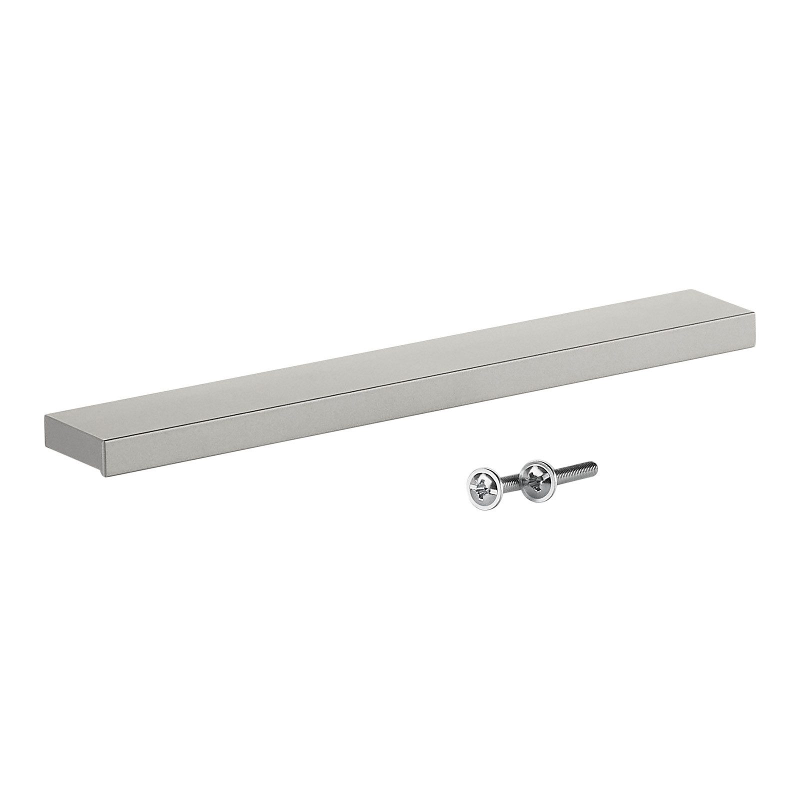 SO-TECH® Möbelgriff Griffleiste LineaGrip, Lochabstände 32 - 384 mm (1-St), 1x Edelstahloptik, BA 128 mm, Länge 180 mm, inkl. Schrauben