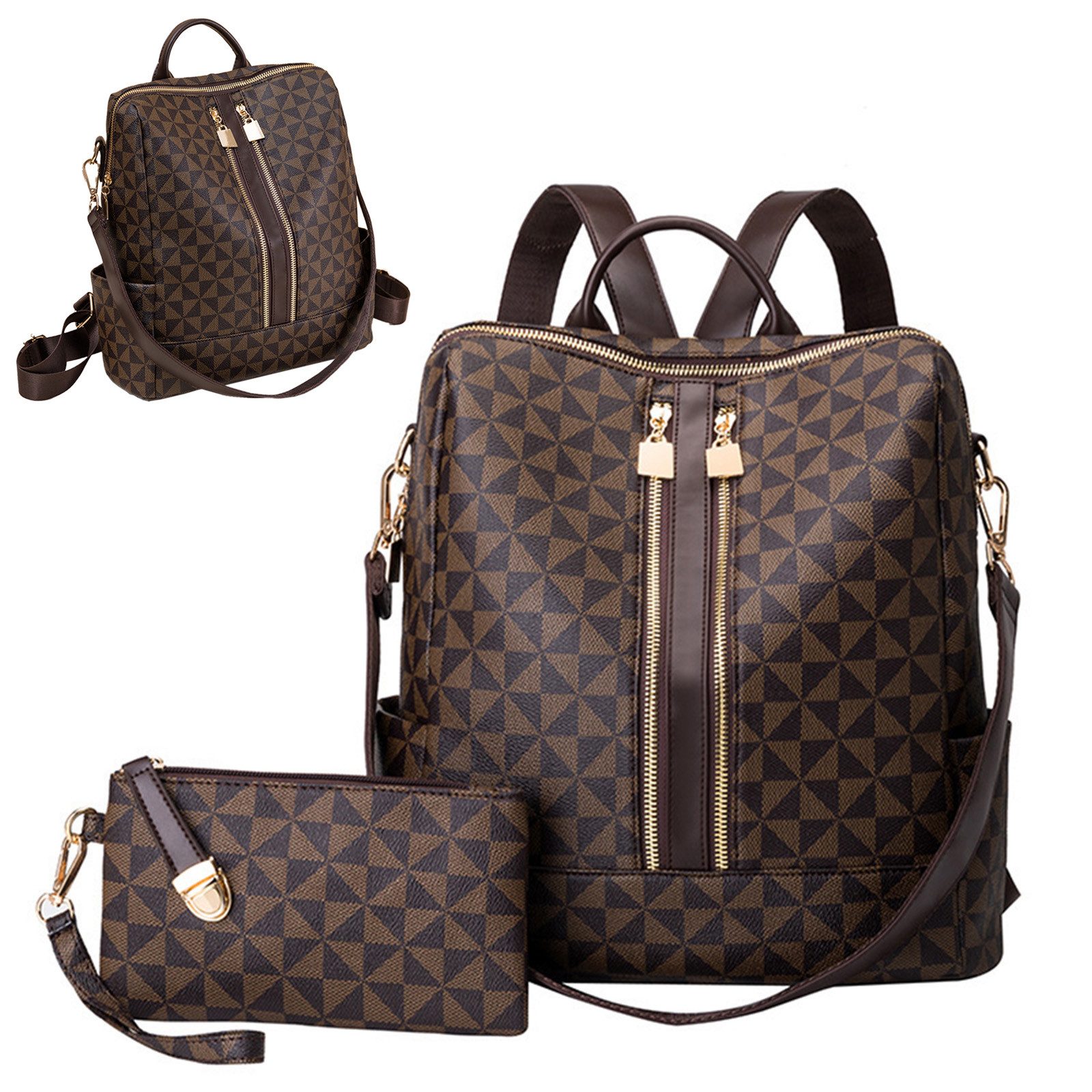 MODFU Rucksack Umhängetasche Kunstleder Handtasche Freizeitrucksack günstig online kaufen