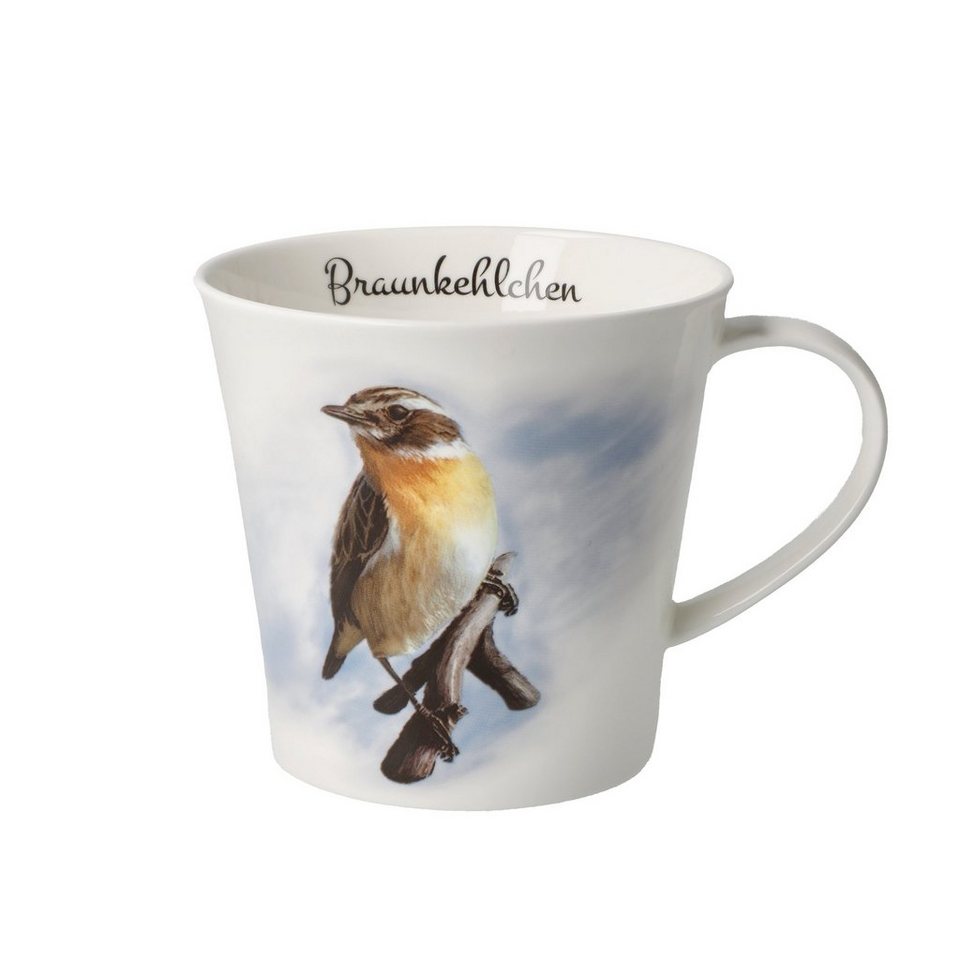 Goebel Dekobecher Goebel 'Coffee-/Tea Mug 0,35l Vogel des Jahres 2023  Braunkelchen'