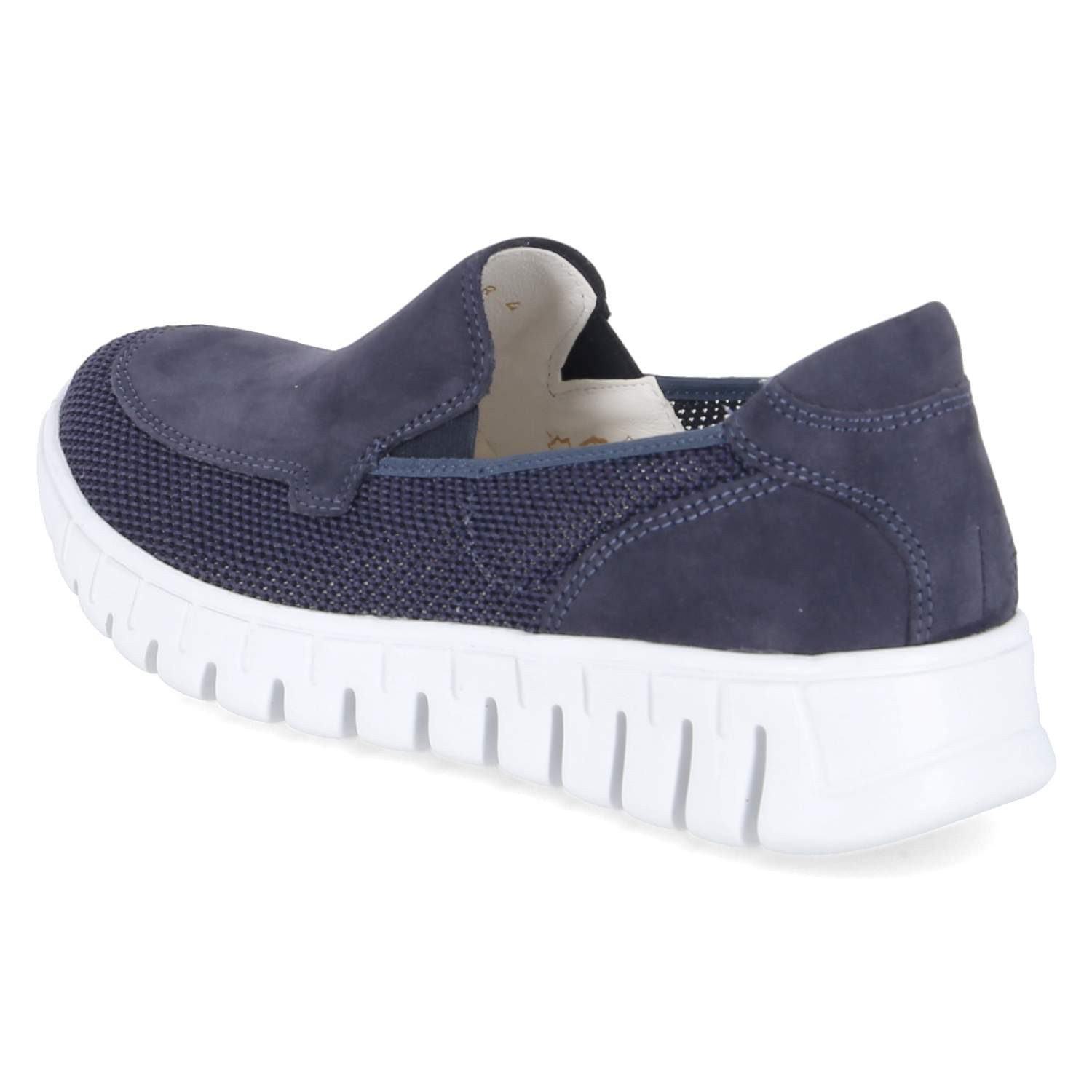 Waldläufer Waldläufer 916502-200/217 Damen Leder & Textil blue Slipper