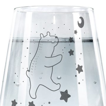 Mr. & Mrs. Panda Glas Bär Träume - Transparent - Geschenk, Trinkglas, Träumen, Spülmaschine, Premium Glas, Elegantes Design