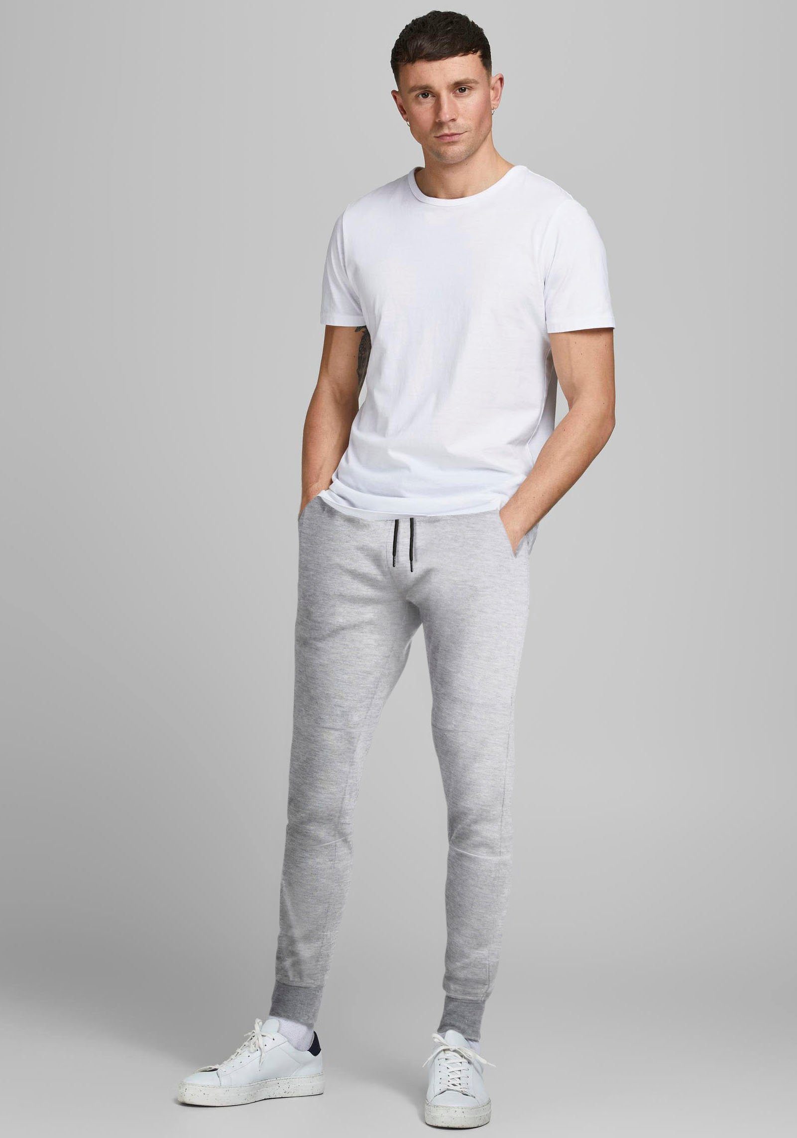 Jack & Sweatpants hellgrau-meliert AIR PANTS SWEAT Jones