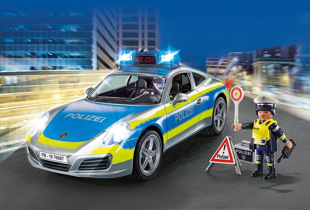 Polizei Carrera Playmobil® (70067), City Porsche Action, Made St), Germany in 4S 911 Konstruktions-Spielset (36