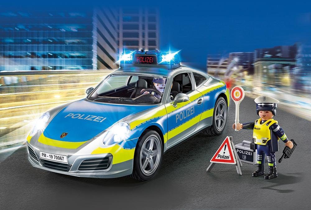 Playmobil® Porsche 911 Carrera 4S Polizei (70067), My Action Heroes Konstruktions-Spielset, (36 St), Made in Germany