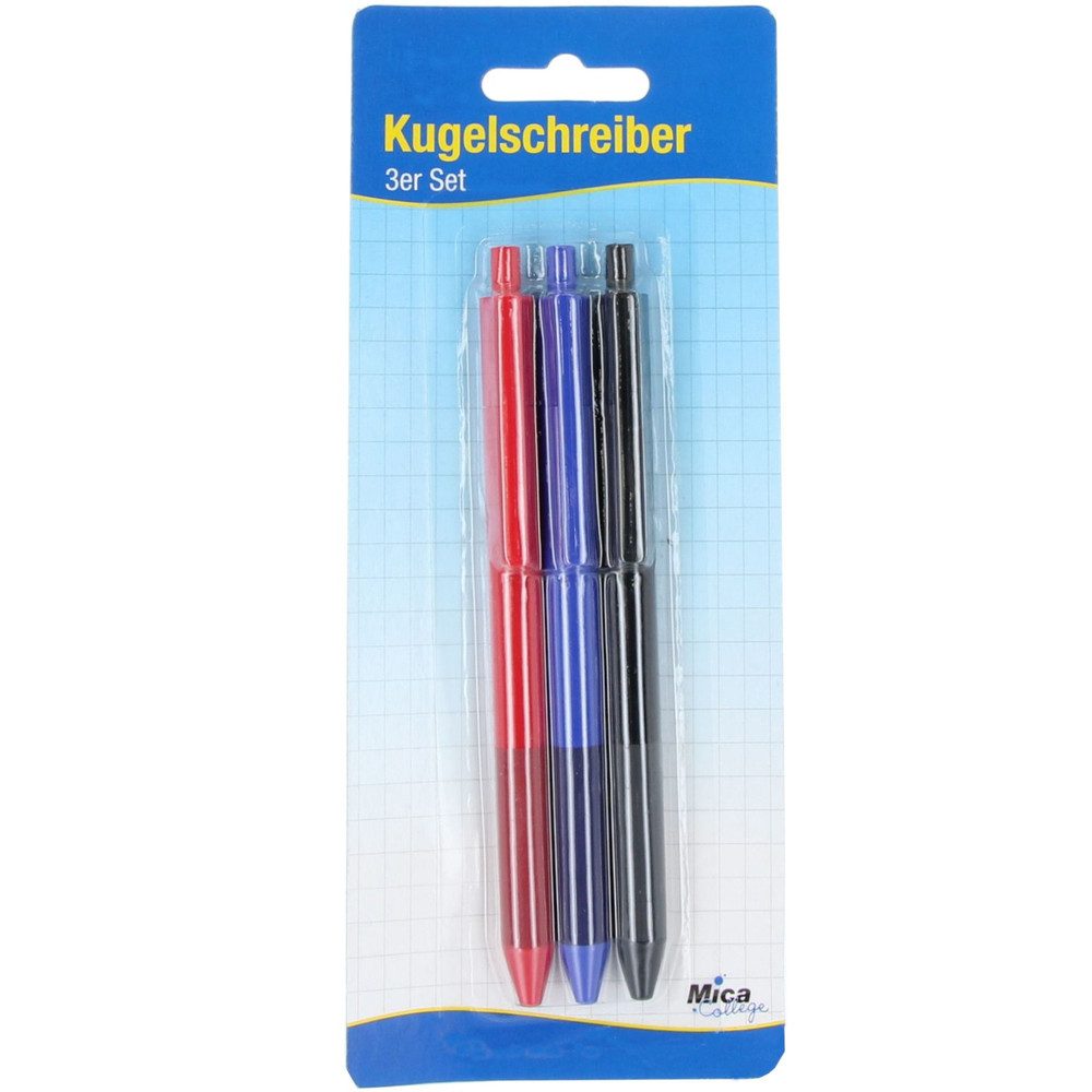 MICA Kugelschreiber Kugelschreiber - 3er Set