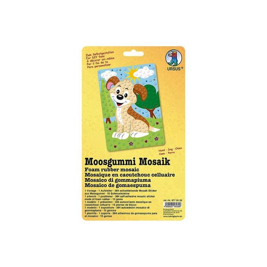 URSUS Malvorlage »Moosgummi Mosaik Hund«