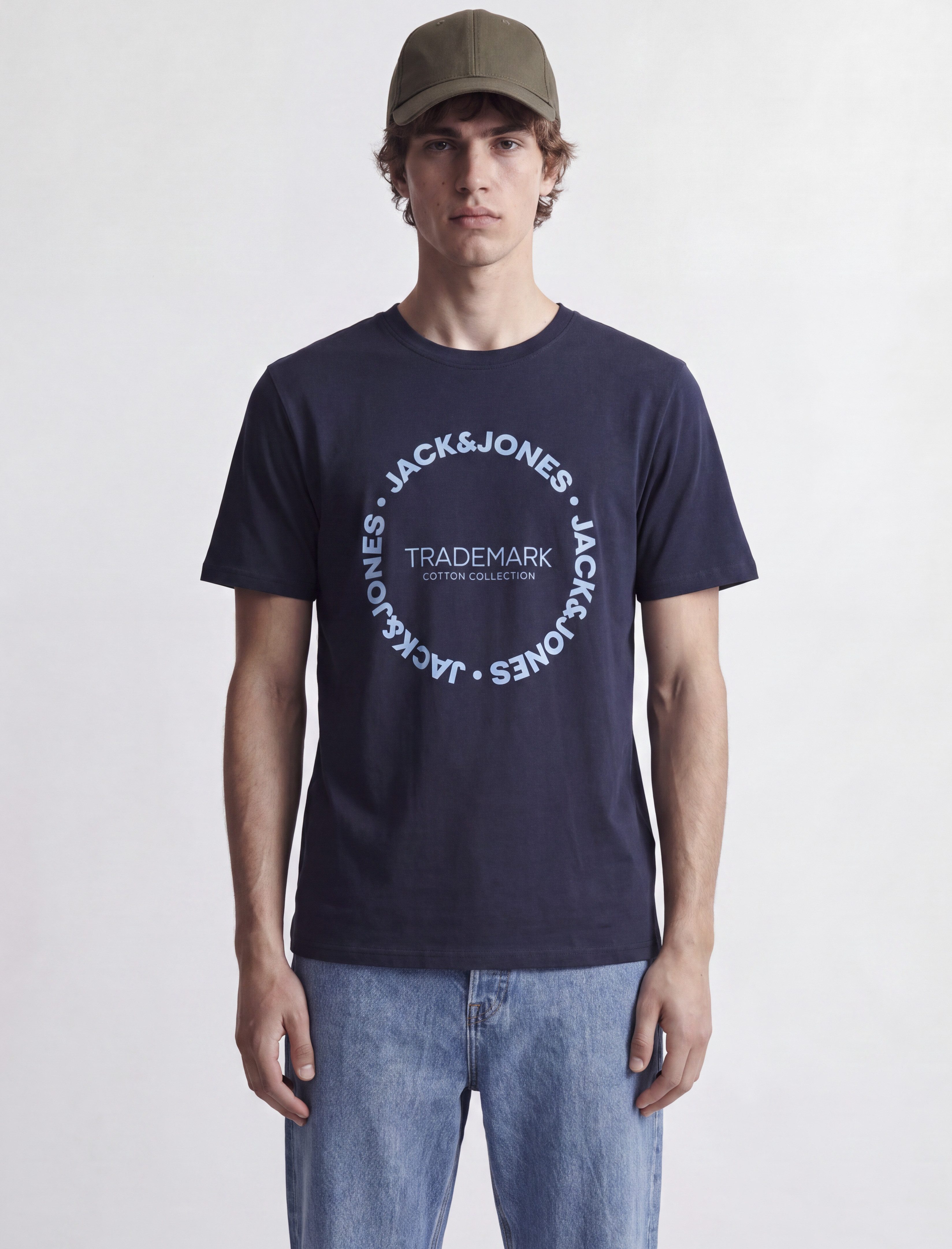 Jack & Jones T-Shirt JJBENSON TEE SS CREW NECK Baumwolle, regular fit
