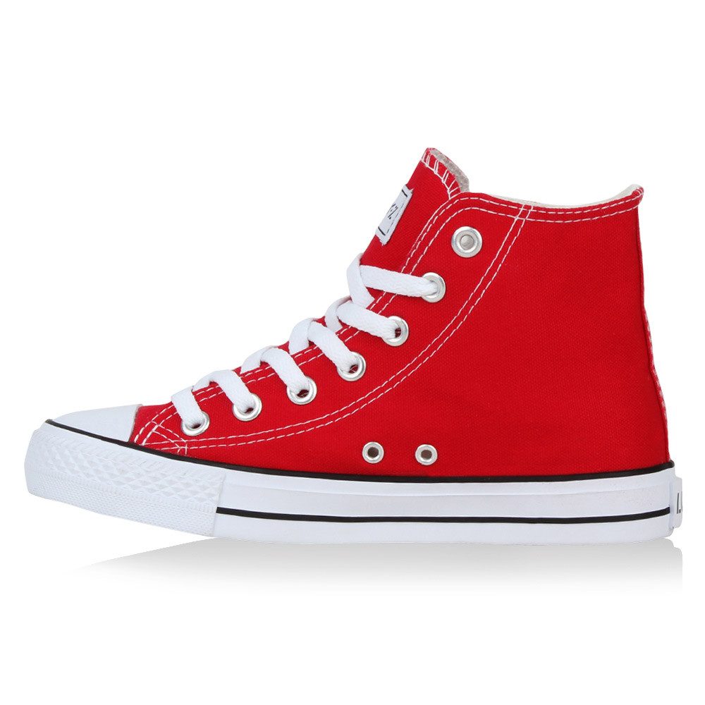 VAN HILL 94589 Sneaker Damen High Top Sneaker Sportschuhe Kult Schnürer Turnschuhe