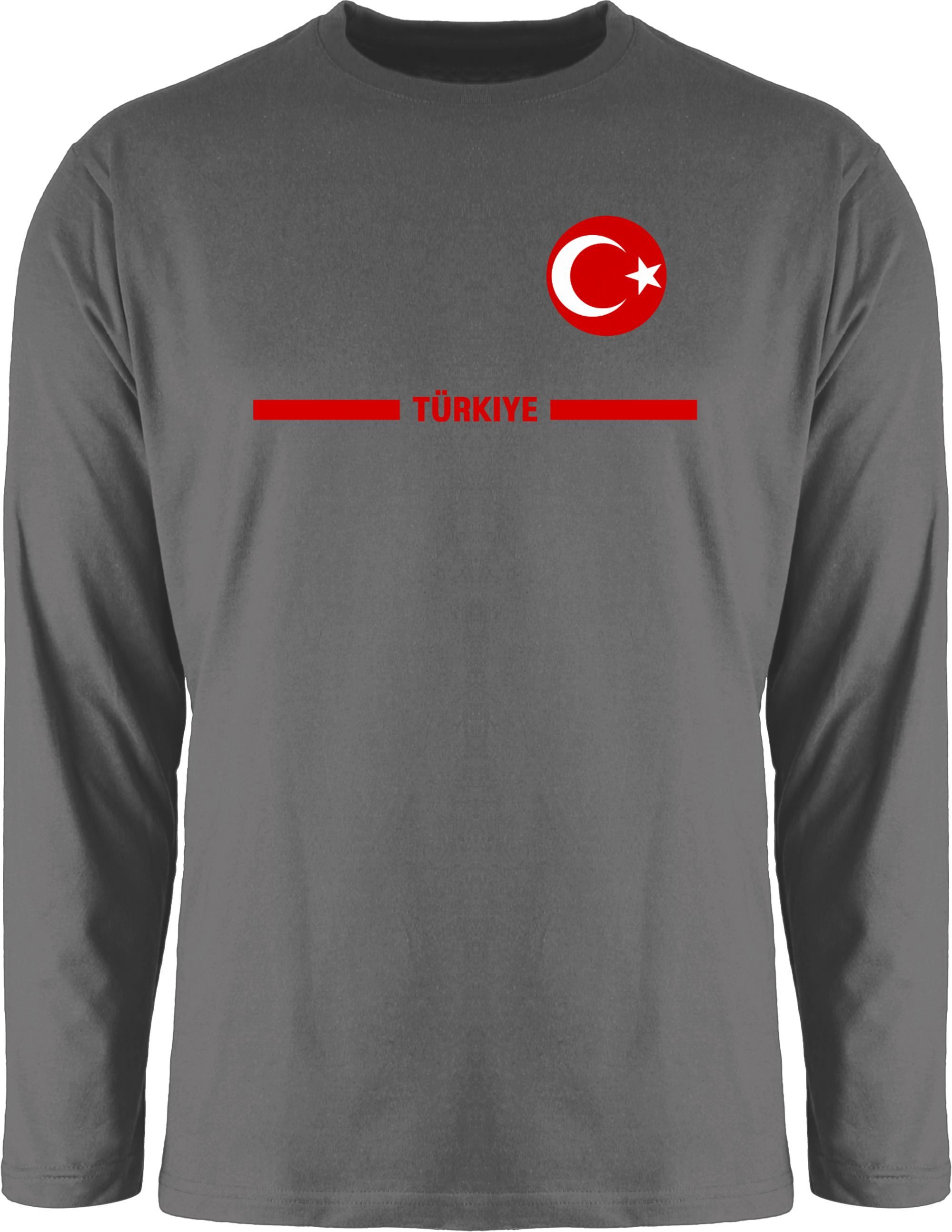Shirtracer Rundhalsshirt Türkei Trikot Wappen, Türkiye mit Stolz, Türkisches Fan-Motiv 2026 Fussball WM Fanartikel