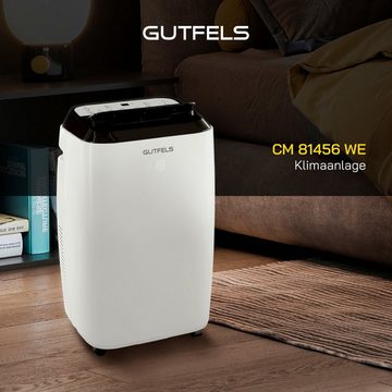 Gutfels 3-in-1-Klimagerät CM 81456 we, Luftkühlung - Entfeuchtung - Ventilation, geeignet für 45 m² Räume