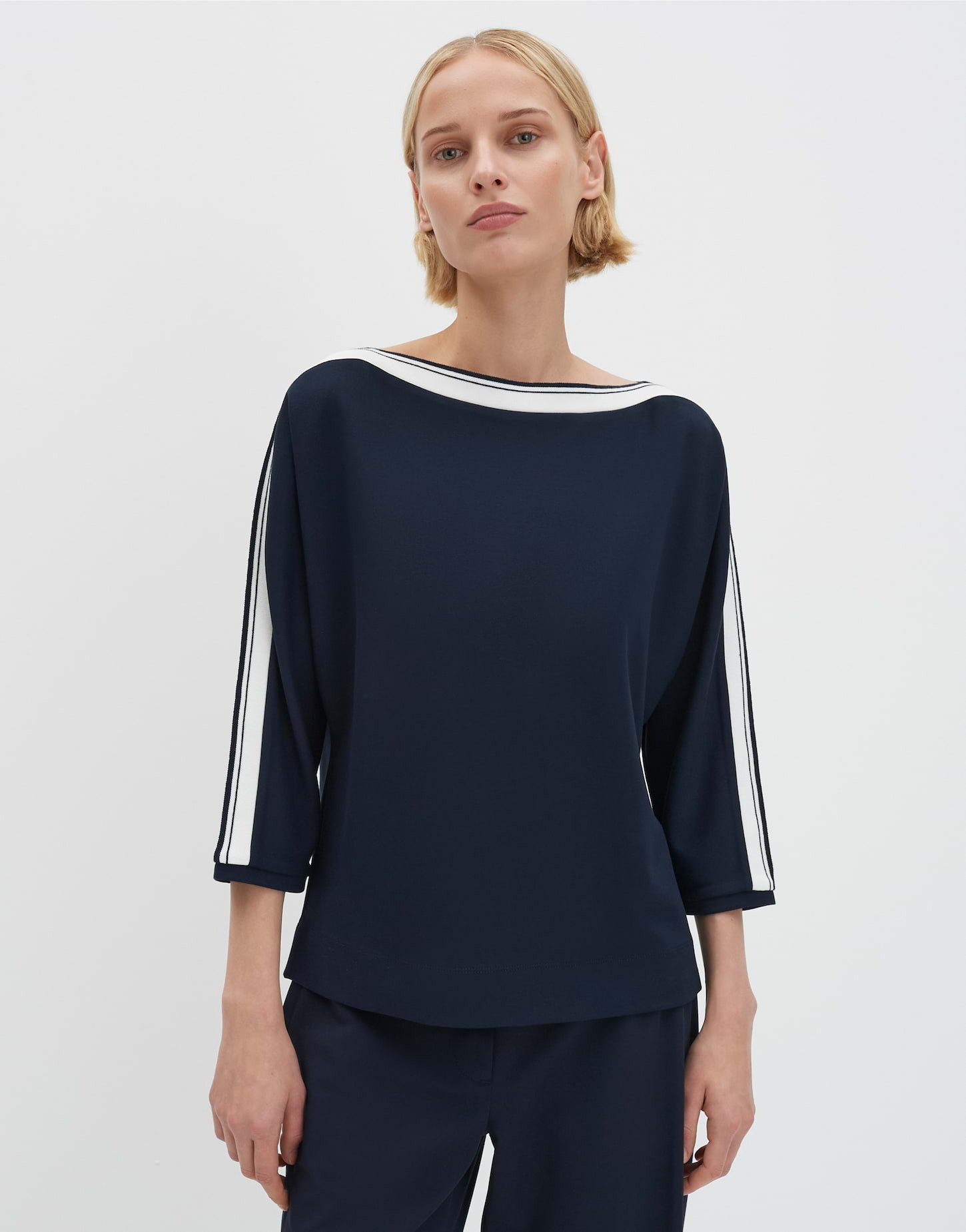 someday 3/4-Arm-Shirt KELVA DETAIL U-Boot Shirt mit sportiven Einsatz schma günstig online kaufen