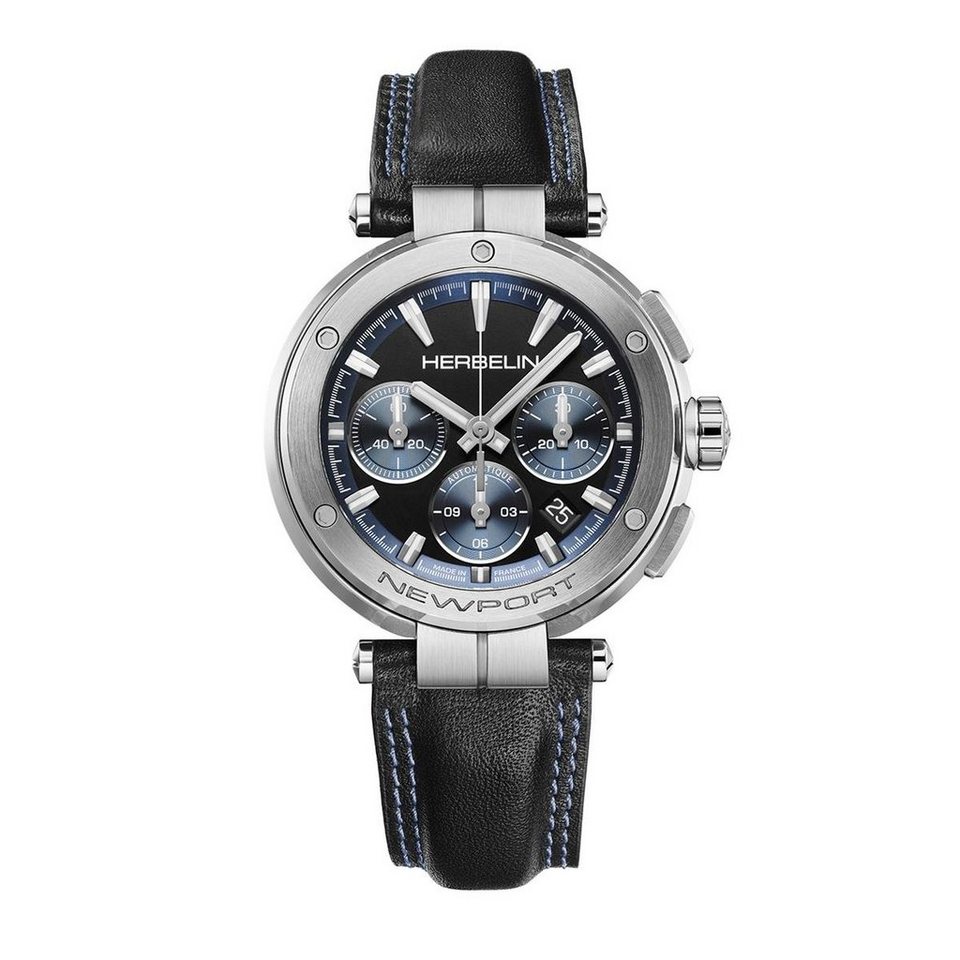 Michel Herbelin Automatikuhr Michel Herbelin Herren Uhr Newport Automatik  Chrono 268A65, (1-tlg)