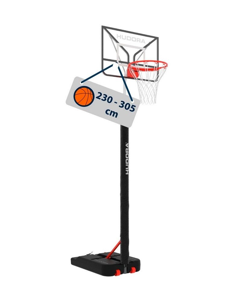 Hudora Trainingshilfe Basketballständer RoCo 305 (höhenverstellbar/fester)