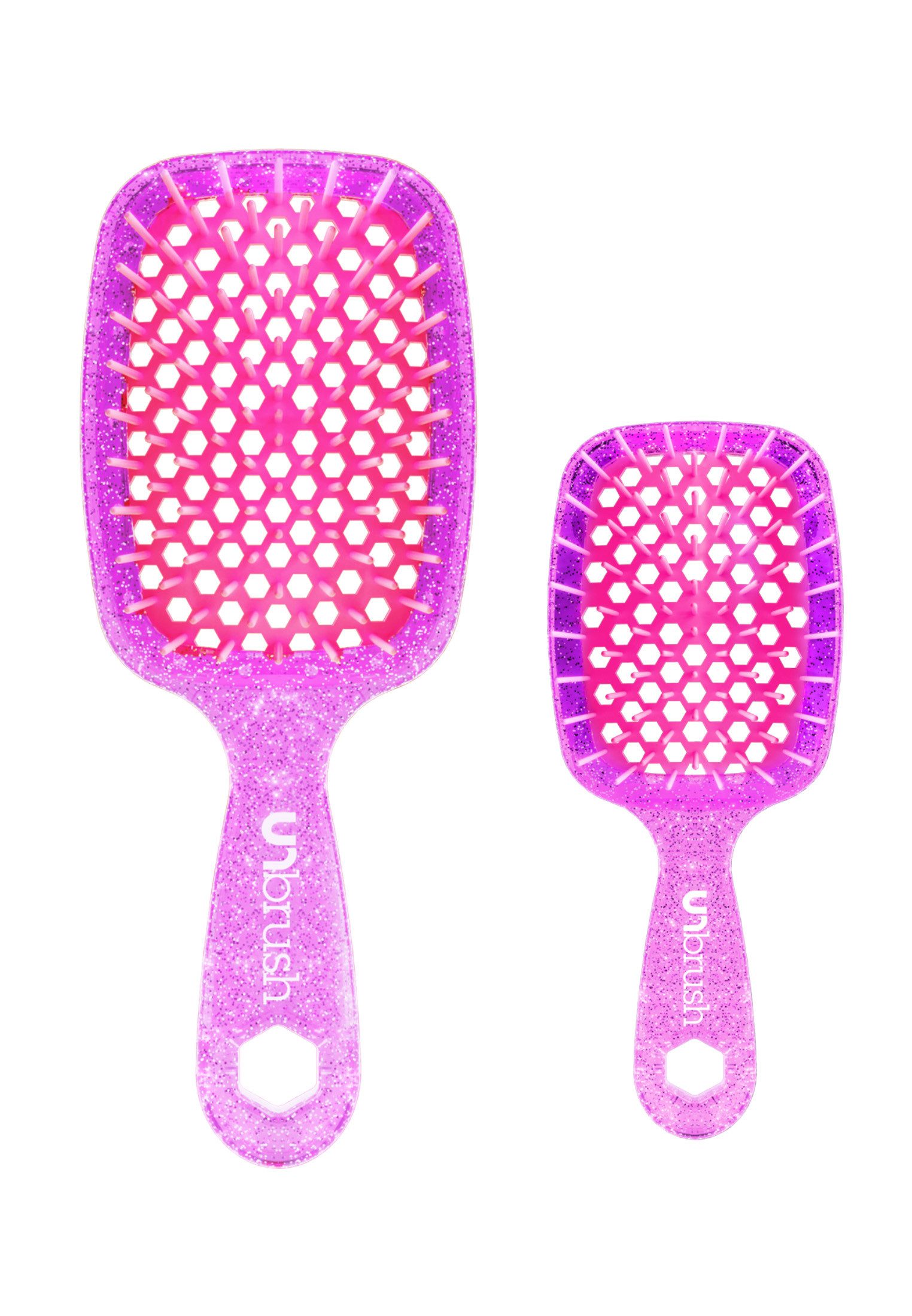 UNbrush Haarbürste UNbrush Haarset Unbrush Glitter Duo Set, 1 Set 1-tlg.