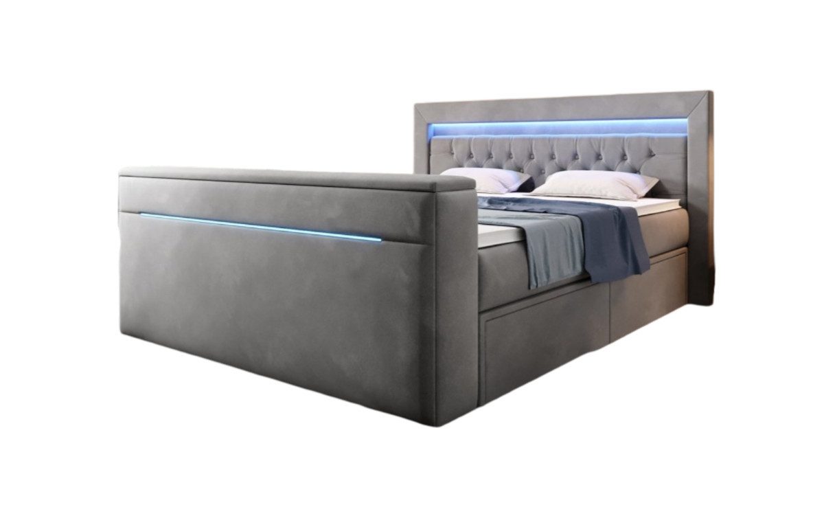 Luxusbetten24 Boxspringbett Jupiter, mit TV Lift, günstig online kaufen