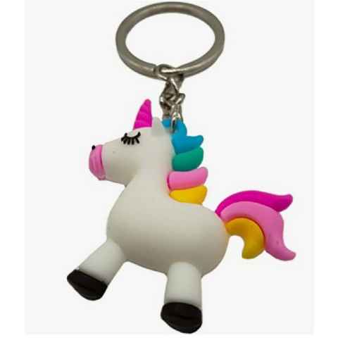 soma Fidget-Gadget Schlüsselanhänger Kinder Einhorn Gummi Märchen Horse Geschenk für