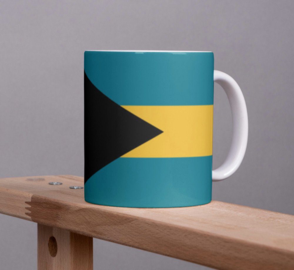 Tinisu Tasse Bahamas Tasse Flagge Pot Kaffeetasse National Becher Kaffee Cup Büro