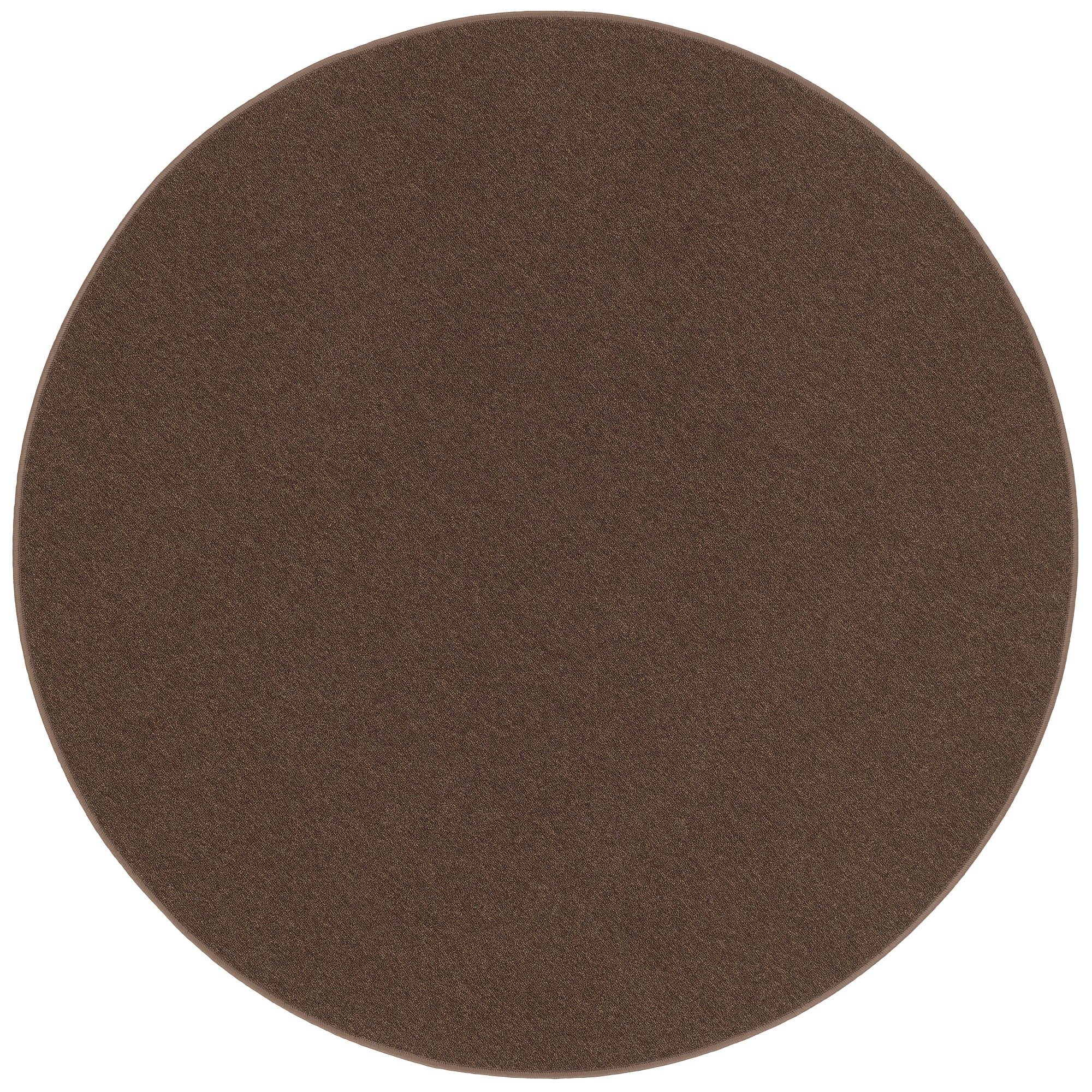 Snapstyle Veloursteppich Feinschlingen Velour Teppich Strong Rund, Rund, Höhe: 5 mm – Bild 2 von 5