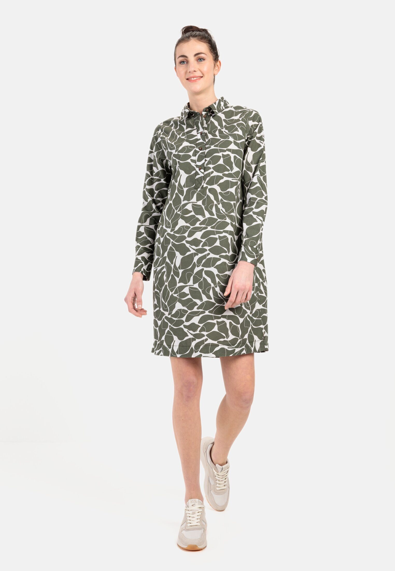 Blusenkleid mit langen Ärmeln