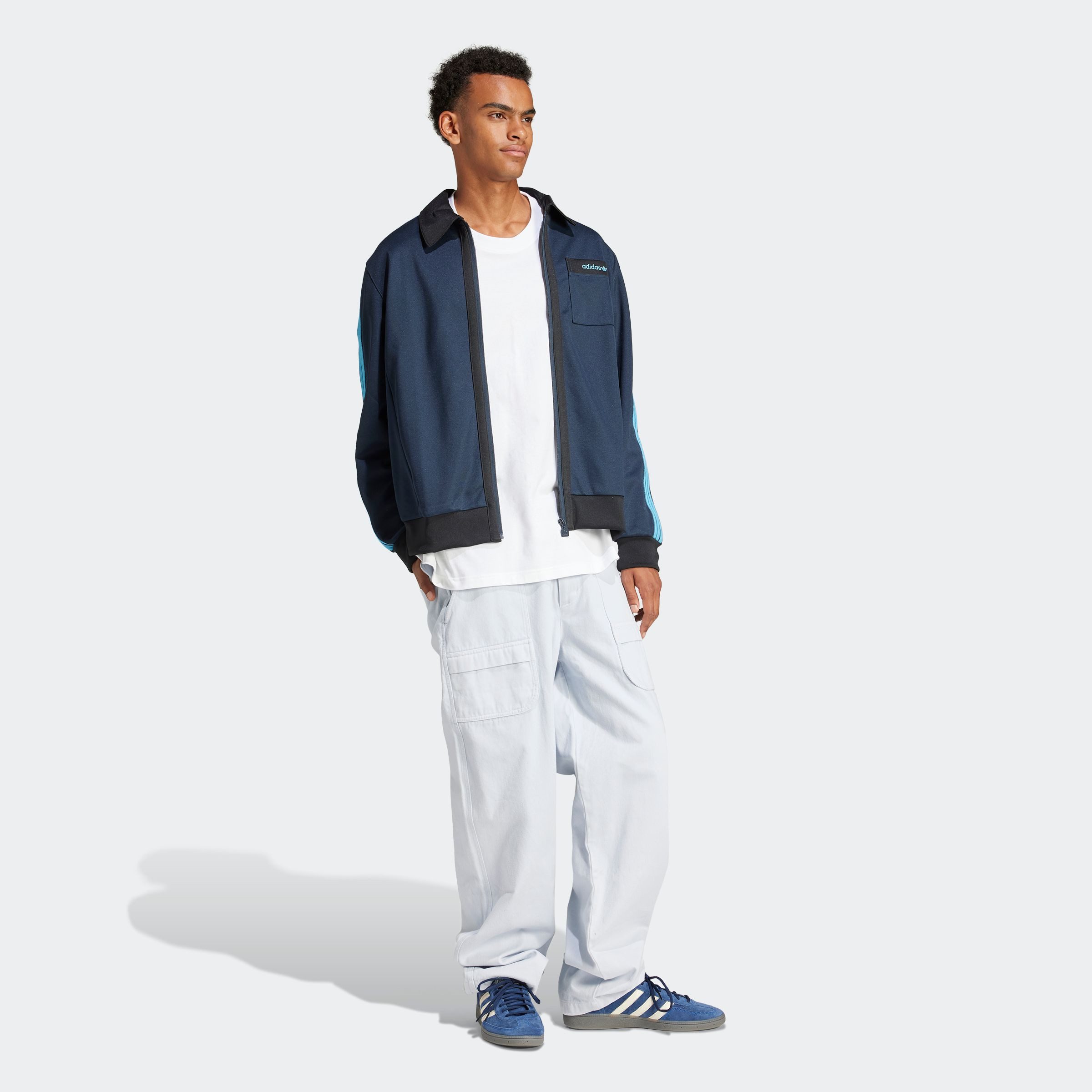 adidas Originals T-Shirt ESS OS TEE lockere Silhouette, mit geripptem Rundhalsausschnitt, aus Baumwolle